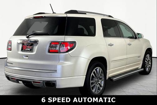 White Diamond Tricoat 2014 GMC Acadia Denali