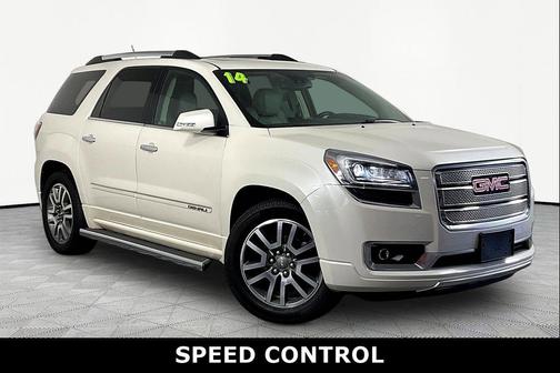 White Diamond Tricoat 2014 GMC Acadia Denali