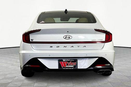 Quartz White 2021 Hyundai SONATA Limited