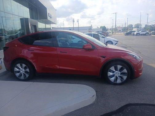 Red Multi-Coat 2023 Tesla Model Y Long Range Dual Motor All-Wheel Drive