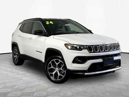 Bright White Clearcoat 2024 Jeep Compass Limited