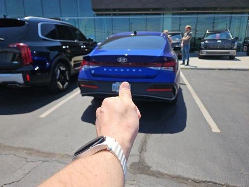 Intense Blue 2025 Hyundai ELANTRA SE