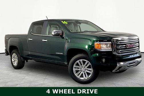 Emerald Green Metallic 2016 GMC Canyon SLT