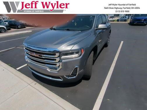 Satin Steel Metallic 2021 GMC Acadia AWD SLE