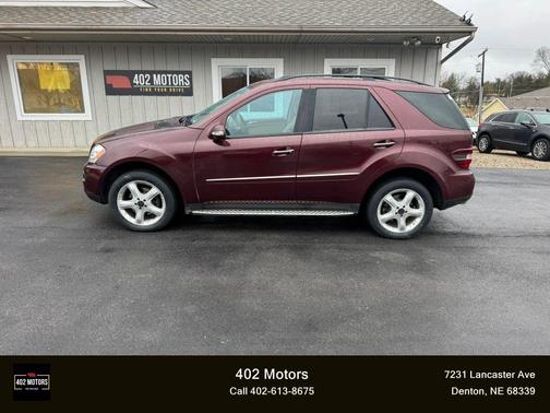 Maroon 2008 Mercedes-Benz M-Class 4MATIC