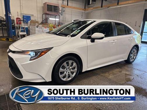 Super White 2021 Toyota Corolla LE
