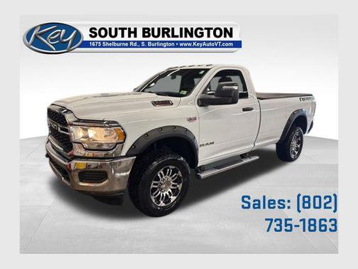 Bright White Clearcoat 2023 RAM 3500 Tradesman Regular Cab 4x4 8' Box