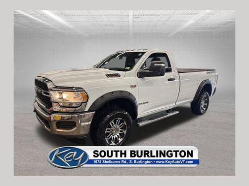 Bright White Clearcoat 2023 RAM 3500 Tradesman Regular Cab 4x4 8' Box