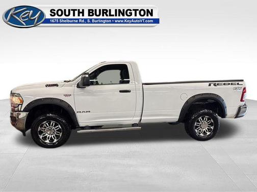 Bright White Clearcoat 2023 RAM 3500 Tradesman Regular Cab 4x4 8' Box