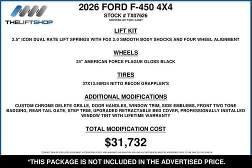 2026 Ford F-450 Platinum