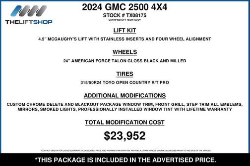 Onyx Black 2024 GMC Sierra 2500 Denali Ultimate