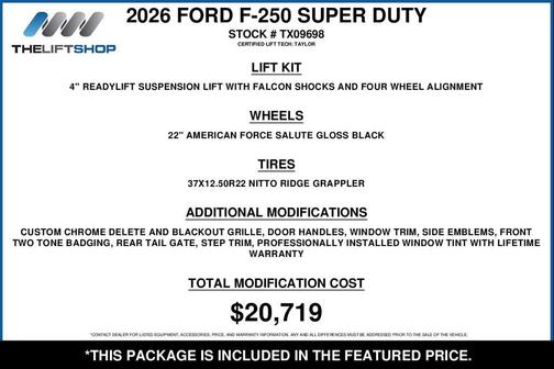 Glacier Gray Metallic Tri-Coat 2026 Ford F-250 Platinum