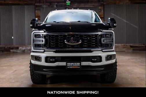 Star White Metallic Tri-Coat 2024 Ford F-350 Platinum
