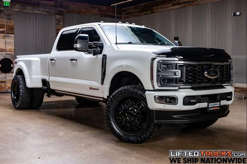 Star White Metallic Tri-Coat 2024 Ford F-350 Platinum