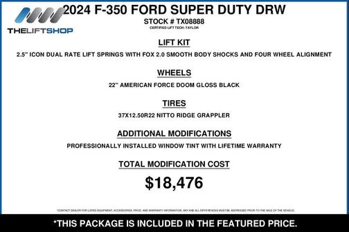 Star White Metallic Tri-Coat 2024 Ford F-350 Platinum