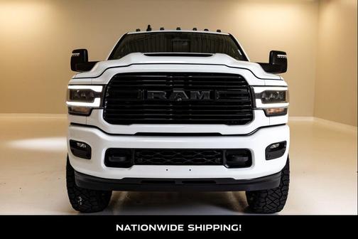 Bright White Clearcoat 2024 RAM 3500 Laramie Mega Cab 4x4 6'4' Box