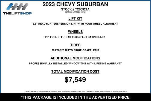 Summit White 2023 Chevrolet Suburban Premier