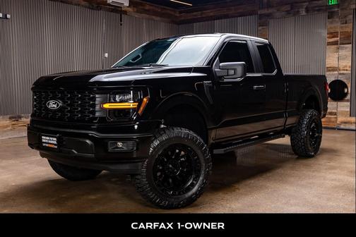 Agate Black Metallic 2025 Ford F-150 STX