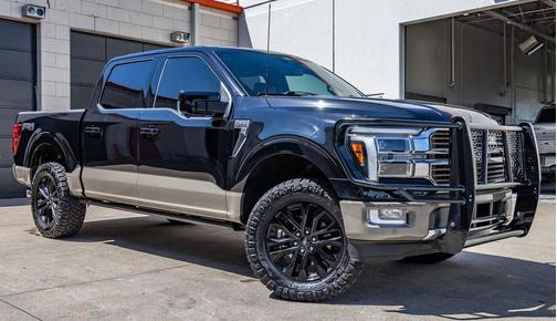 Agate Black Metallic 2025 Ford F-150 King Ranch