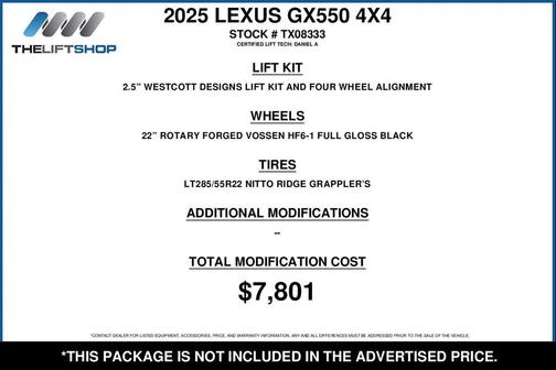 2025 Lexus GX 550 Luxury+