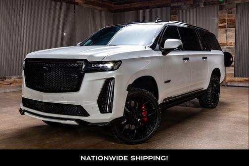 Crystal White Tricoat 2023 Cadillac Escalade ESV V-Series