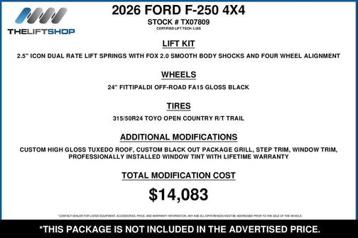 2026 Ford F-250 Platinum
