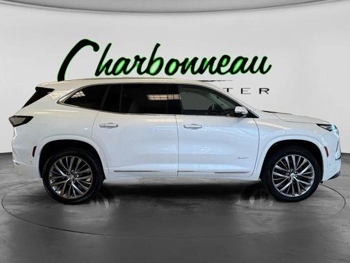 White Frost Tri-Coat 2025 Buick Enclave Avenir