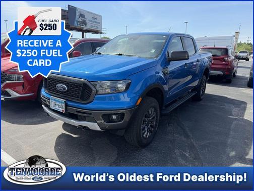 Blue Metallic 2021 Ford Ranger XLT