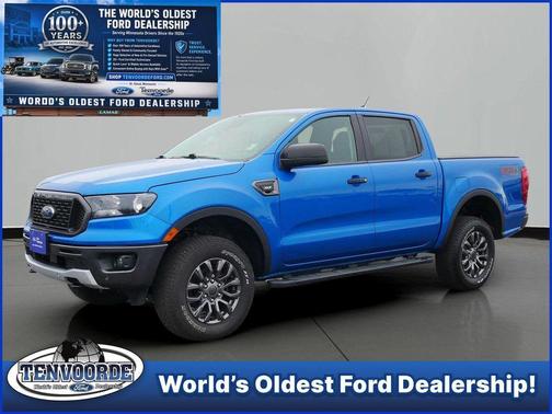 Blue Metallic 2021 Ford Ranger XLT