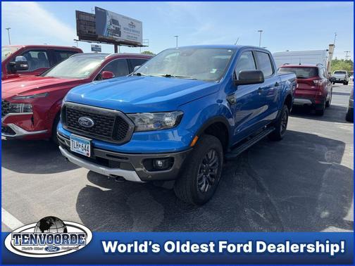 Blue Metallic 2021 Ford Ranger XLT