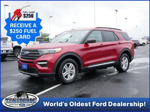 Red Metallic 2023 Ford Explorer XLT