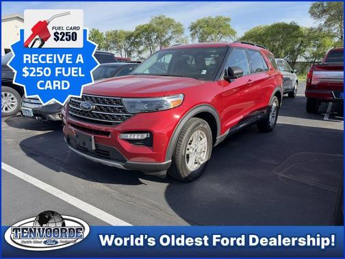 Red Metallic 2023 Ford Explorer XLT