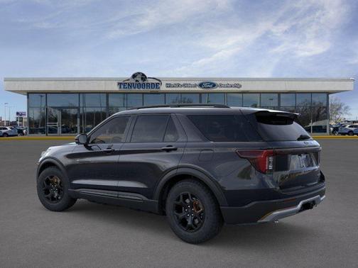 Agate Black Metallic 2026 Ford Explorer Tremor