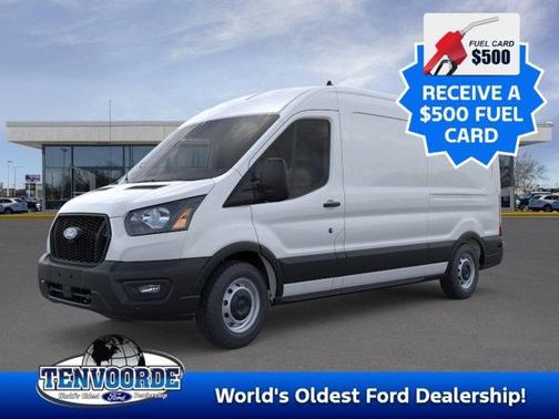 Oxford White 2026 Ford Transit-250 148 WB Medium Roof Cargo