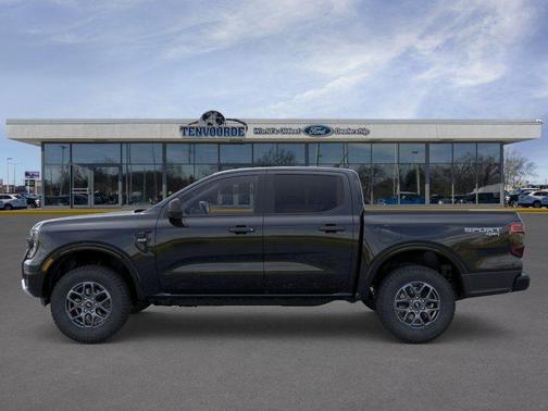 Shadow Black 2025 Ford Ranger XLT