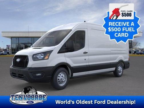 Oxford White 2026 Ford Transit-250 148 WB Medium Roof Cargo