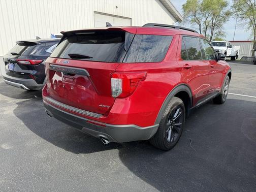 Red Metallic 2024 Ford Explorer XLT