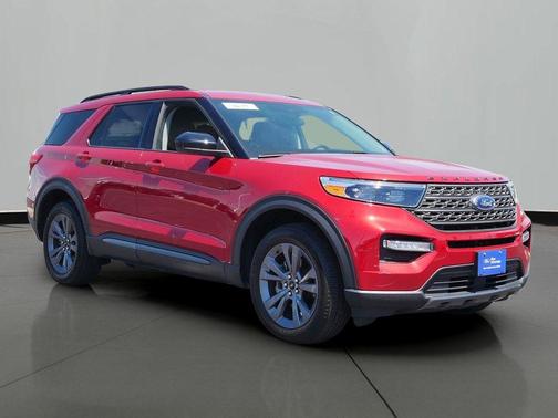 Red Metallic 2024 Ford Explorer XLT