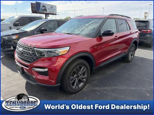 Red Metallic 2024 Ford Explorer XLT