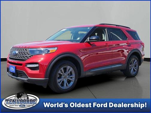 Red Metallic 2024 Ford Explorer XLT