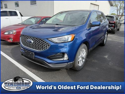 Atlas Blue Metallic 2023 Ford Edge SEL