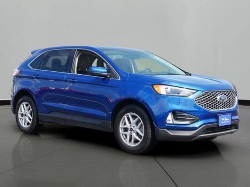 Atlas Blue Metallic 2023 Ford Edge SEL