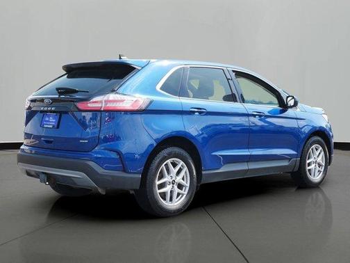 Atlas Blue Metallic 2023 Ford Edge SEL