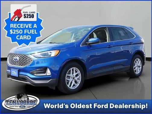 Atlas Blue Metallic 2023 Ford Edge SEL