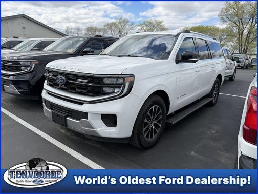Oxford White 2025 Ford Expedition Max Platinum