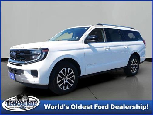 Oxford White 2025 Ford Expedition Max Platinum