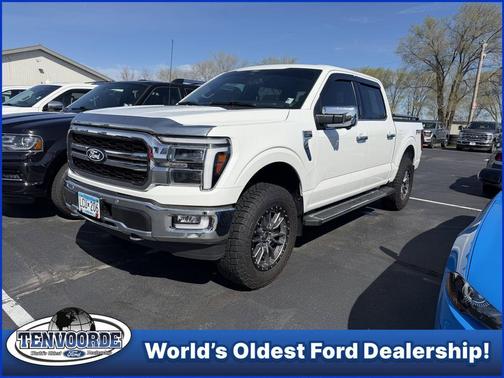 Star White 2024 Ford F-150 Lariat