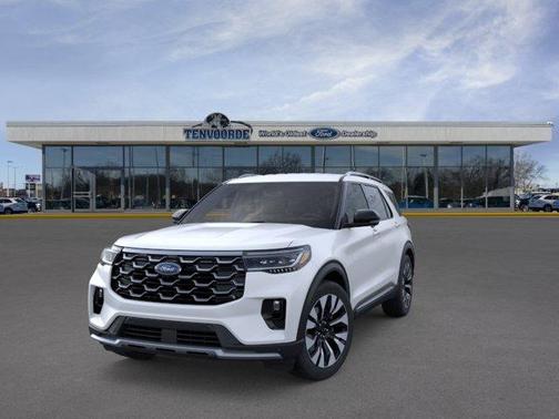 Star White 2026 Ford Explorer Platinum