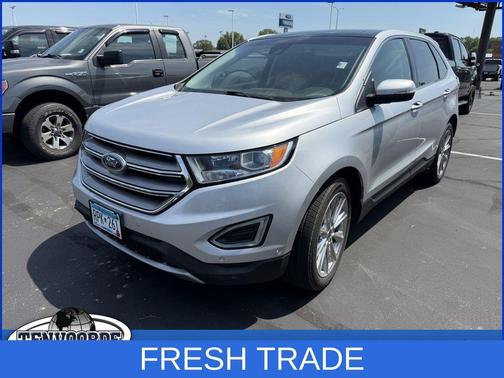 Ingot Silver Metallic 2017 Ford Edge Titanium