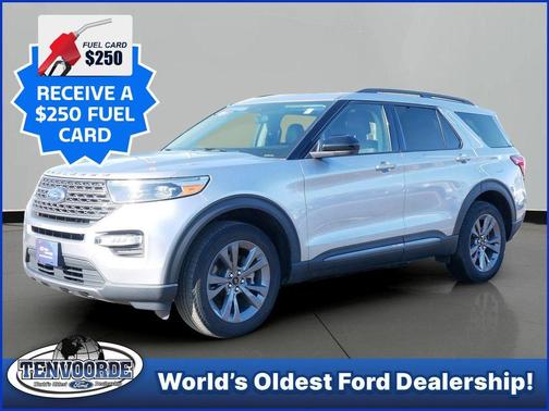 Silver Metallic 2022 Ford Explorer XLT